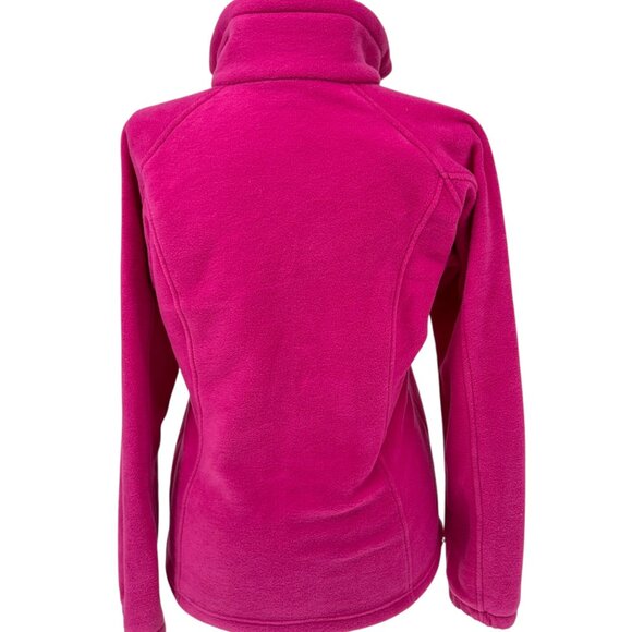 Columbia Fleece Jacket Womens L Purple Pizzazz Full Zip Warm Polyester Soft Cozy - Picture 2 of 12